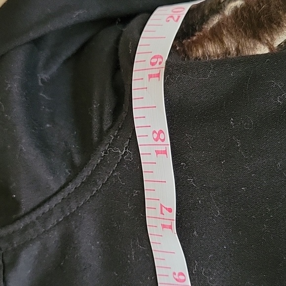 Luxe Moda Black with Gold Paint Rhinstone/Silver and Gold Studded Jean Jacket SM - Picture 10 of 15